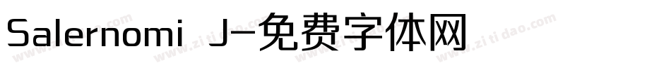 Salernomi J字体转换